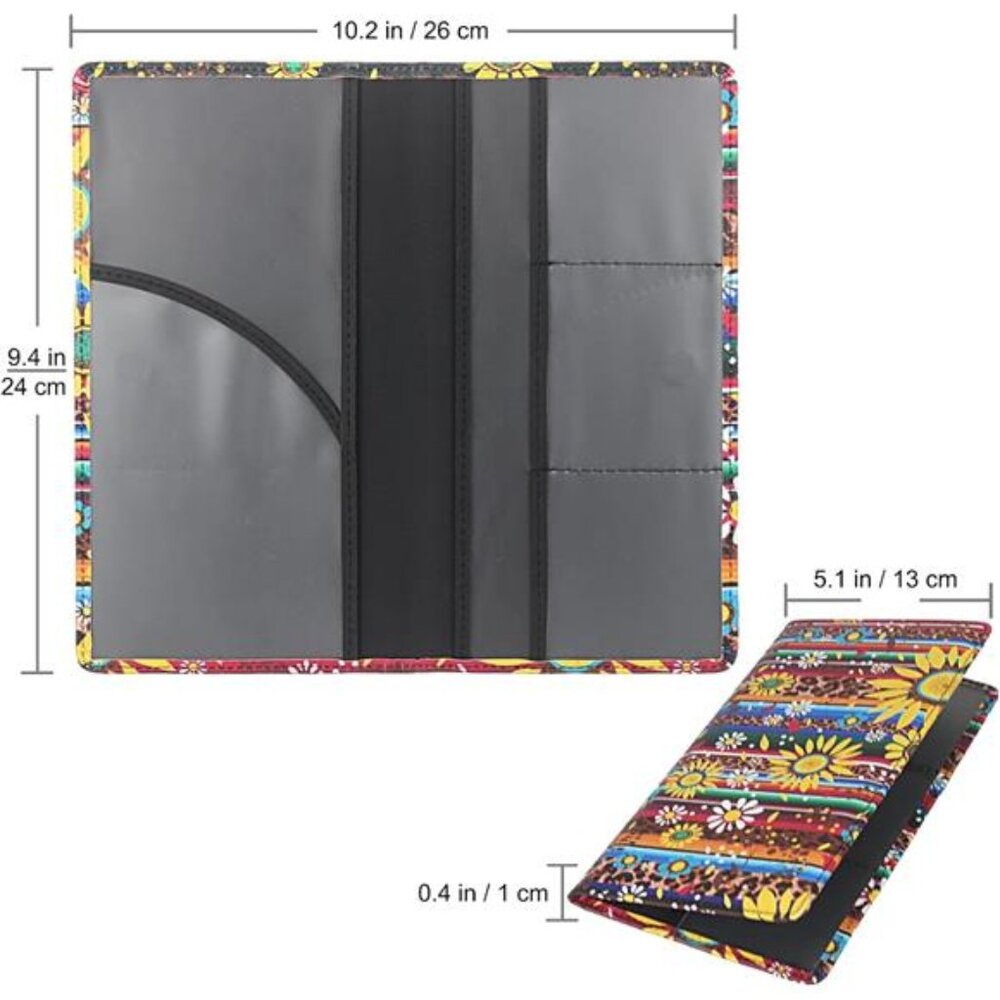Premium Car Registration & Insurance Card Holder with Magnetic Shut - Picture 2 of 7